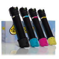 Dell 5130cdn 593-10922, 23, 24, 25 toners (marca 123tinta) | Pack negro + 3 colores 130501
