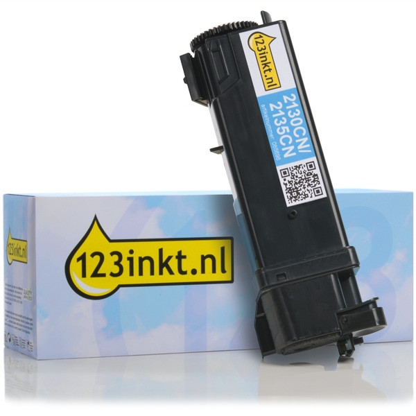 Dell 593-10313 / 593-10321 (FM065) toner cian XL (marca 123tinta) 593-10313C 085698 - 1