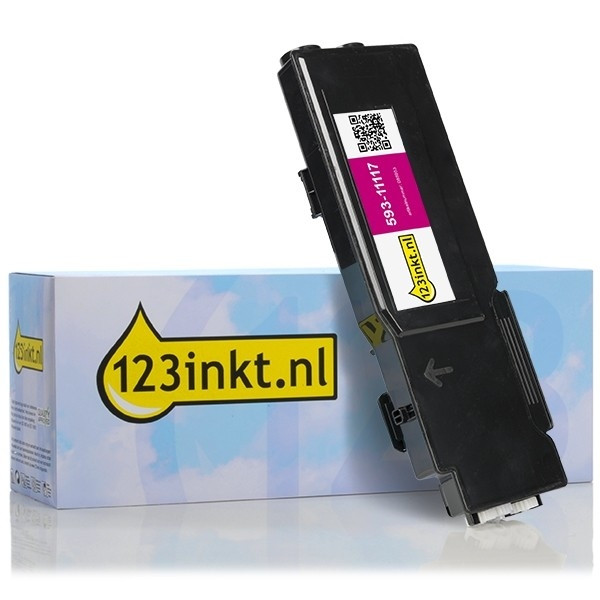 Dell 593-11113 (2GYKF) toner magenta (marca 123tinta) 593-11113C 085945 - 1