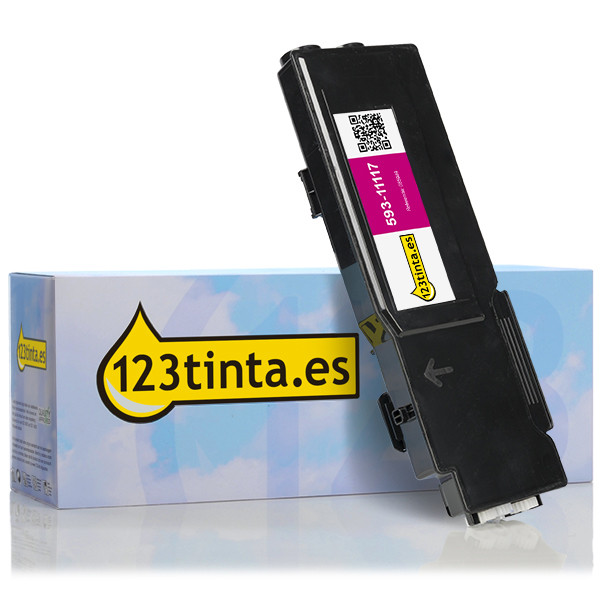 Dell 593-11117 (8JHXC) toner magenta XL (marca 123tinta) 593-11117C 085953 - 1