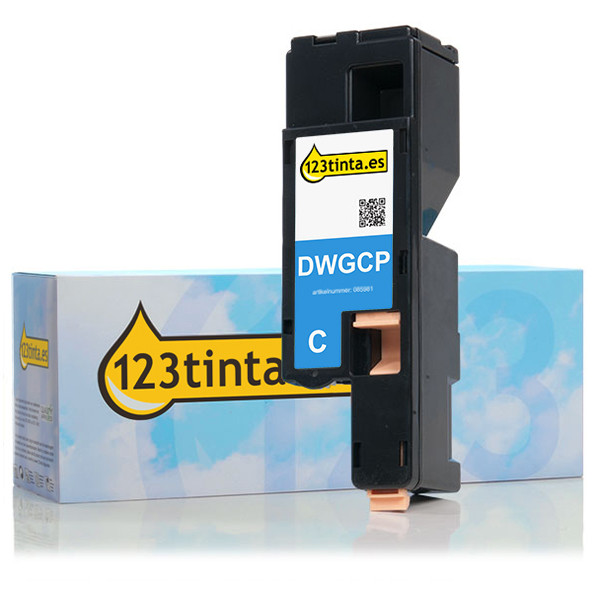 Dell 593-11129 (DWGCP) toner cian (marca 123tinta) 593-11129C 085981 - 1