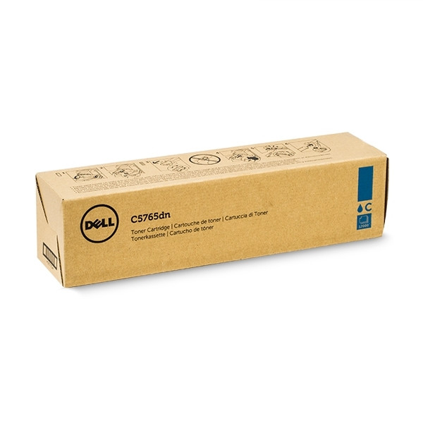 Dell 593-BBCS (T5P23) toner cian (original) 593-BBCS 086060 - 1