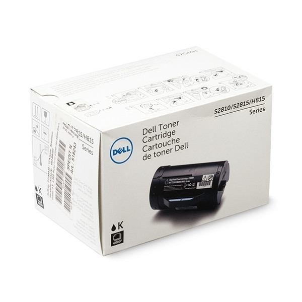 Dell 593-BBMH (D9GY0) toner negro XL (original) 593-BBMH 086140 - 1