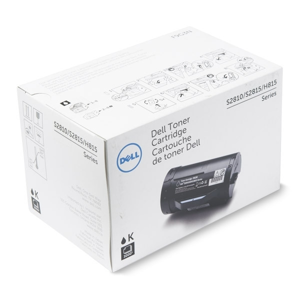 Dell 593-BBMM (KNRMF) toner negro (original) 593-BBMM 086138 - 1