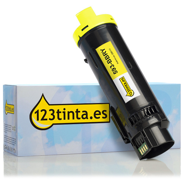 Dell 593-BBRY (YGWT0) toner amarillo (marca 123tinta) 593-BBRYC 086111 - 1