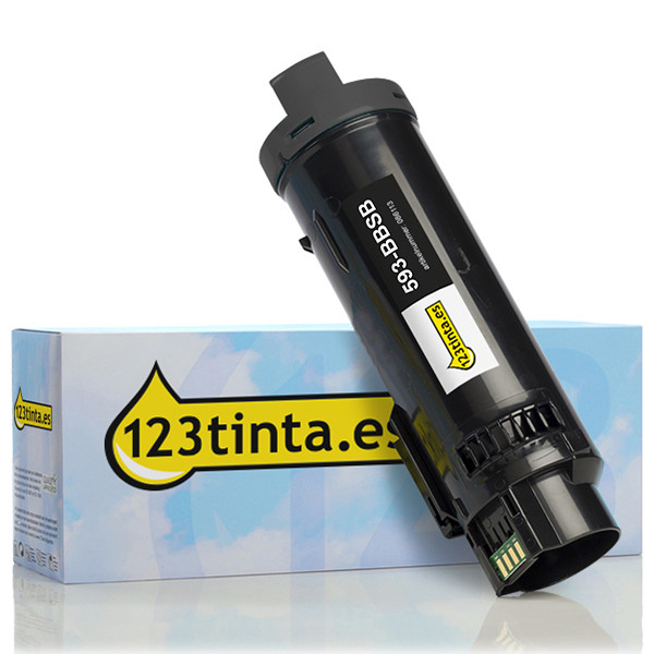 Dell 593-BBSB (6CVF8) toner negro XL (marca 123tinta) 593-BBSBC 086113 - 1