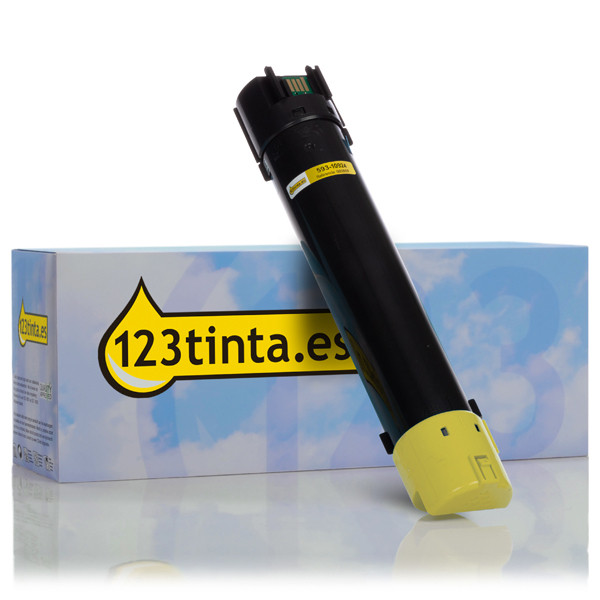 Dell 593 -10924 (T222N) toner amarillo XL (marca 123tinta) 593-10924C 085869 - 1