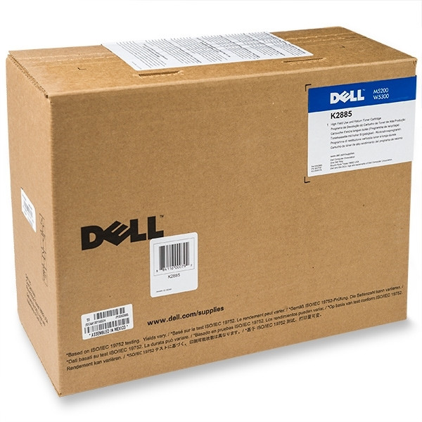 Dell 595-10002 / 595-10004 (K2885) toner negro XL (original) 595-10002 085722 - 1