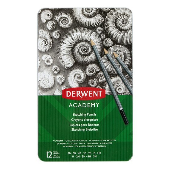 Derwent Academy Lapices para bocetos (12 unidades) 2301946 209805 - 1