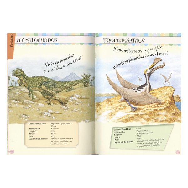 Descubre a los dinosaurios Fichas completas libro para niños 426795 - 2