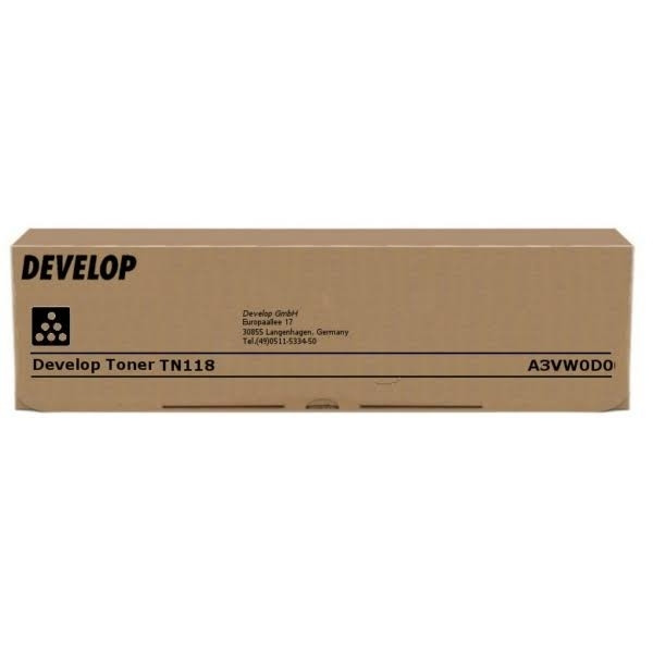 Develop TN-118 (A3VW0D0) toner negro (original) A3VW0D0 049148 - 1