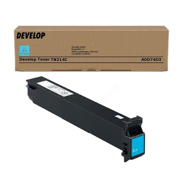 Develop TN-214C (A0D74D3) toner cian (original) A0D74D3 049258 - 1