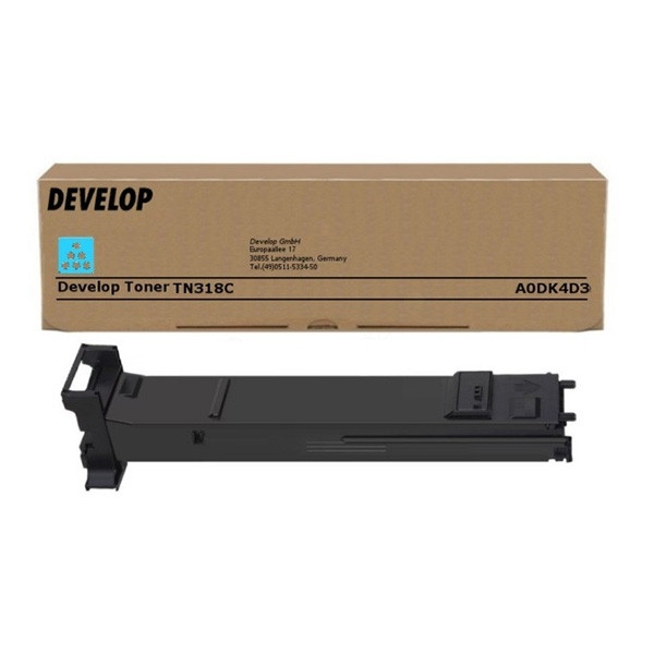 Develop TN-318C (A0DK4D3) toner cian (original) A0DK4D3 049128 - 1