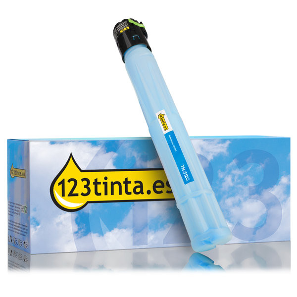 Develop TN-512C (A33K4D2) toner cian (marca 123tinta) A33K4D2C 049143 - 1