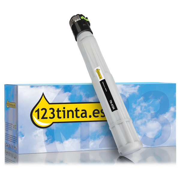 Develop TN-512K (A33K1D2) toner negro (marca 123tinta) A33K1D2C 049141 - 1