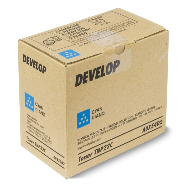 Develop TNP-22C (A0X54D2) toner cian (original) A0X54D2 049032 - 1