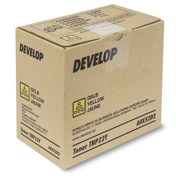 Develop TNP-22Y (A0X52D2) toner amarillo (original) A0X52D2 049036 - 1