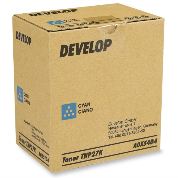 Develop TNP-27C toner cian (original) A0X54D4 049068 - 1