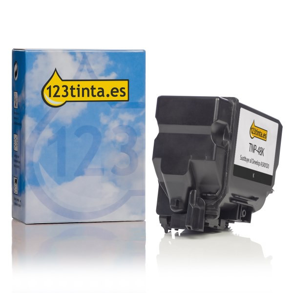 Develop TNP-48K (A5X01D0) toner negro (marca 123tinta) A5X01D0C 049207 - 1