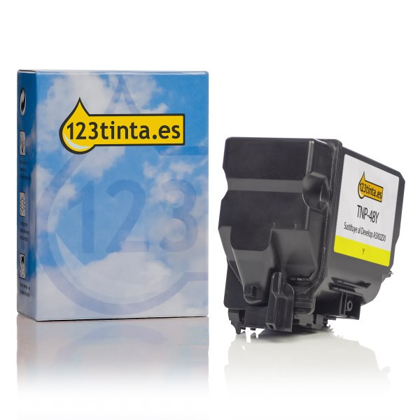 Develop TNP-48Y (A5X02D0) toner amarillo (marca 123tinta) A5X02D0C 049209 - 1