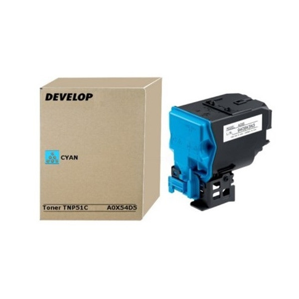 Develop TNP-51C (A0X54D5) toner cian (original) A0X54D5 049240 - 1