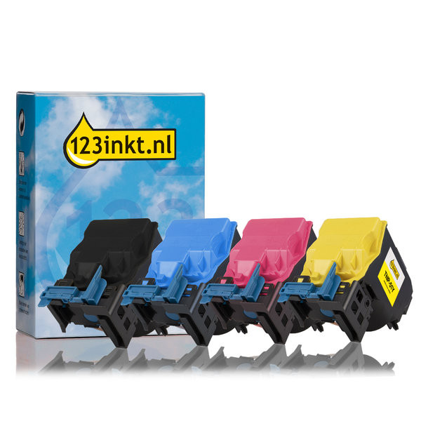 Develop TNP-51K, TN-51C, TN-51M, TN-51Y pack negro + 3 colores (marca 123tinta)  130907 - 1