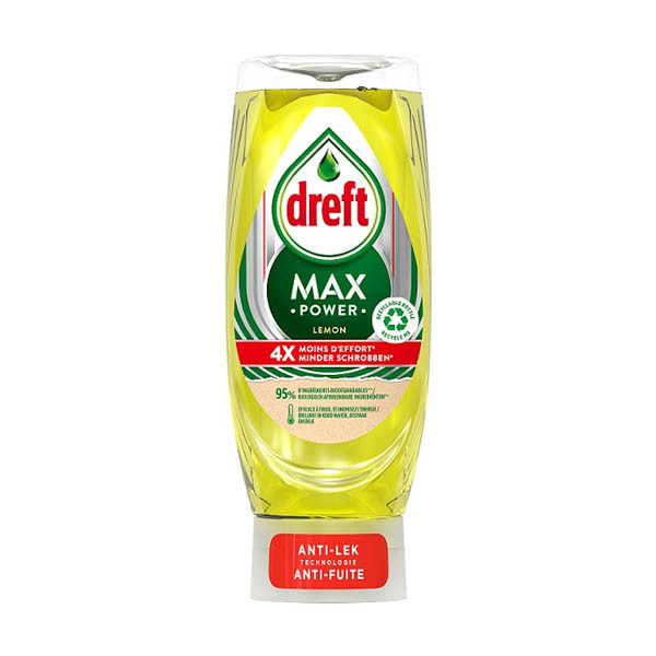 Dreft Max Power Limón Detergente líquido para lavavajillas (450 ml) SDR06451 - 1