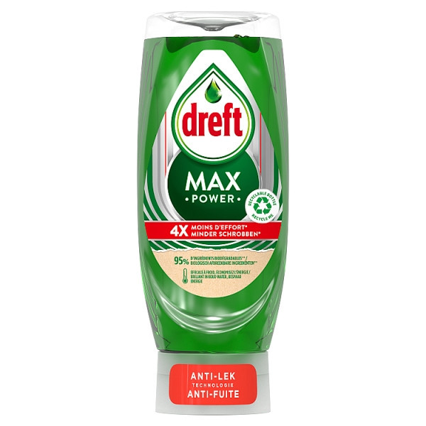 Dreft Max Power Original Detergente líquido para lavavajillas  (450 ml) SDR06425 - 1