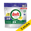 Pack Ahorro: 3x Dreft Professional All-In-One Pastillas para lavavajillas aroma a limón (90 lavados) SDR06138 - 1