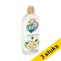Pack Ahorro: 3x suavizantes de telas Dreft Ultimate Care White Blossoms de 1 litro (40 lavados)