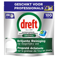 Dreft Professional All-in-One Original Pastillas para lavavajillas (100 lavados) SDR08725