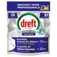 Dreft Professional All-in-One Platinum Pastillas para lavavajillas (81 lavados) SDR08729