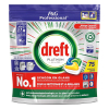 Dreft Professional All-in-One Platinum Pastillas para lavavajillas aroma limón (75 lavados) SDR06143 - 1