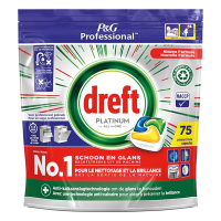 Dreft Professional All-in-One Platinum Pastillas para lavavajillas sabor limón (75 lavados) SDR06143