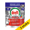 Dreft Professional All-in-One Platinum Plus Pastillas para lavavajillas (71 lavados) | Pack 3 uds SDR08734 - 1