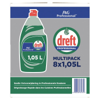 Dreft Professional Fairy Multipack Detergente líquido para lavavajillas manual (8 x 1,05 L) SDR08744