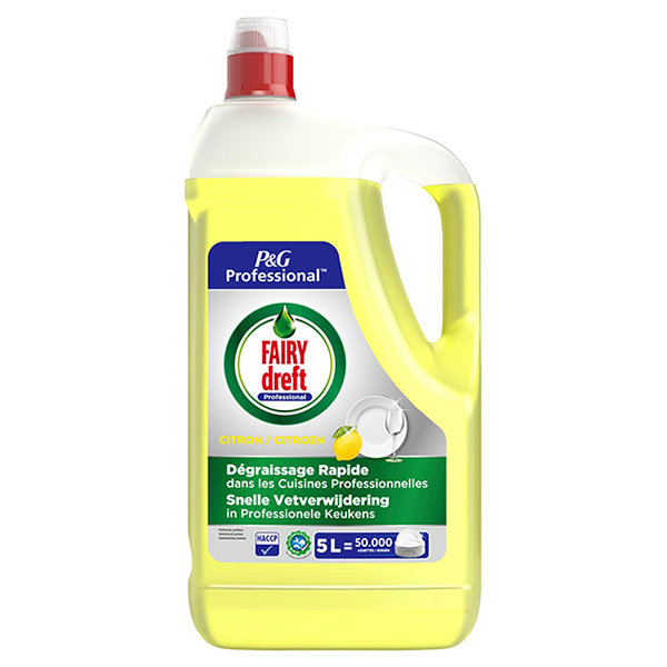 Dreft Professional Limón Detergente líquido para lavavajillas (5 litros) SDR06220 - 1