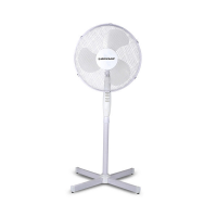 Dunlop Ventilador Dunlop de pie con 3 velocidades blanco (40 cm)  400690