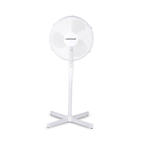 Dunlop Ventilador Dunlop de pie con 3 velocidades blanco (40 cm)  400690 - 4