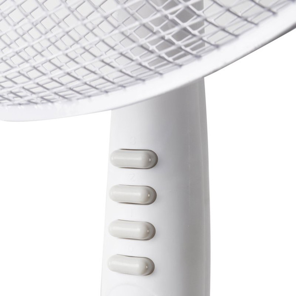 Dunlop Ventilador de Pie Blanco 40 cm con 3 velocidades 400690 - 5