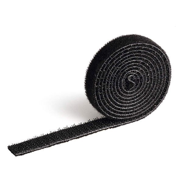 Durable Brida de velcro negro 10 mm