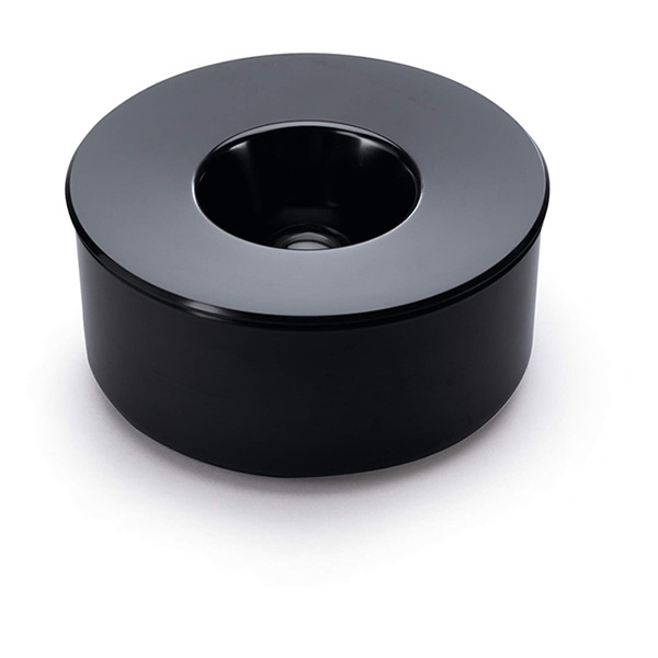 Durable Cenicero KULAN resistente de color negro