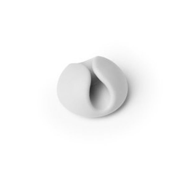 Durable Clip para sujetar cables gris (6 unidades)