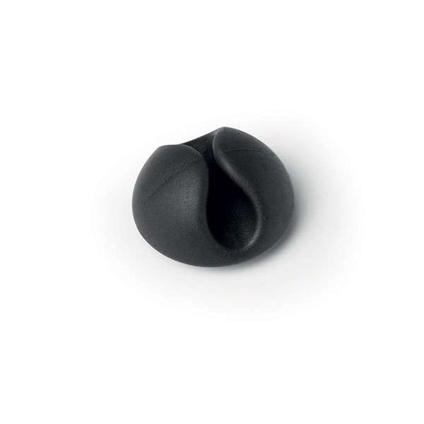 Durable Clip para sujetar cables negro (6 unidades)