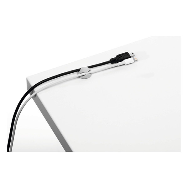 Durable Clip para sujetar dos cables gris (6 unidades) 5038-10 310164 - 2