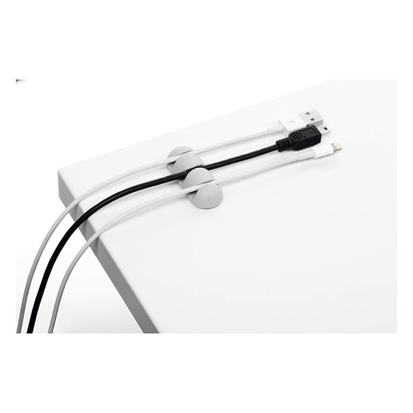 Durable Clip para sujetar tres cables gris (2 unidades) 5039-10 310166 - 2