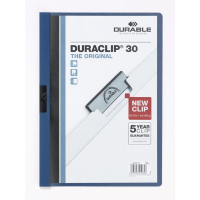 Durable Duraclip A4 portafolios azul oscuro para 30 páginas 220007 310127