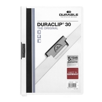 Durable Duraclip Portafolios blanco para 30 páginas 220002 310041