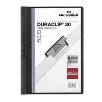 Durable Duraclip Portafolios negro A4 para 30 páginas 220001 310040