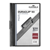 Durable Duraclip Portafolios negro A4 para 60 páginas 220901 310045